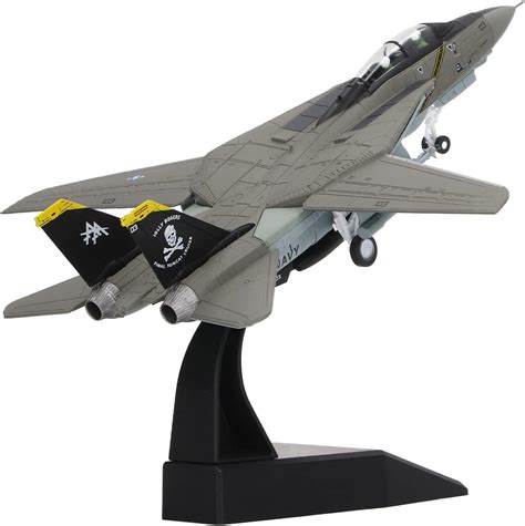 Buy RiToEasysports 1:100 Scale Fighter Aircraft Model,F-14 Simulation ...