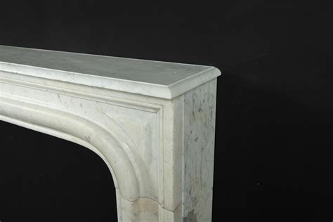 Antique White Marble Fireplace Mantel at 1stDibs