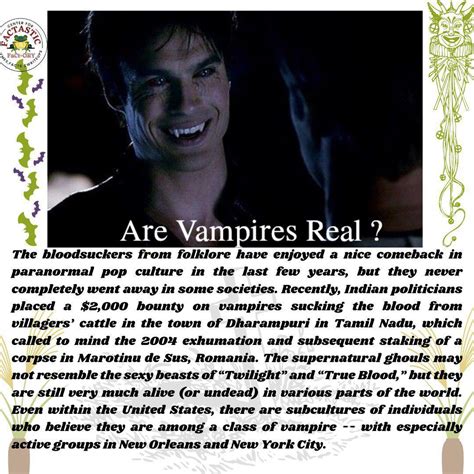 Are Vampires Real ? | Quotes & Writings by Factastic Fact-ory | YourQuote