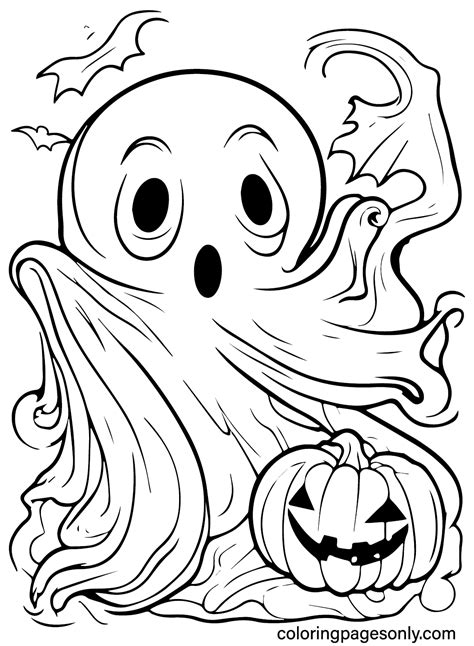 Scary Halloween Coloring Pages - Coloring Pages For Kids And Adults