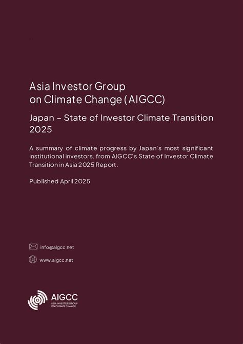 Japanese investors make the most climate progress amongst Asian investors - Asia Investor Group ...