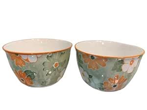 Buy Lemon Tree Bowl 2 Pc Ceramic Small Round Shape Bowl Set for Dips ...