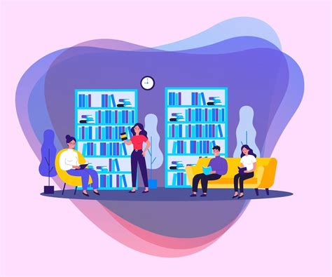 Community library group Vectors - Download Free High-Quality Vectors ...