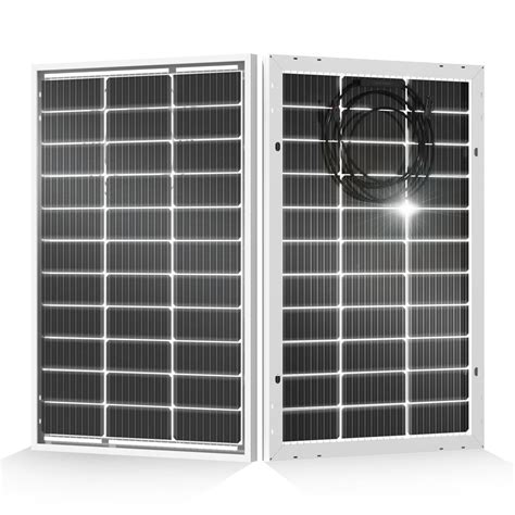 Eco Worthy 200 Watt Bifacial Solar Panel 2pcs 100 Watt | Desertcart INDIA