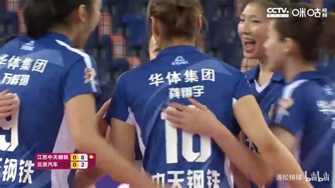 2021 2022中国女排超级联赛第一阶段B组第二轮：江苏vs北京