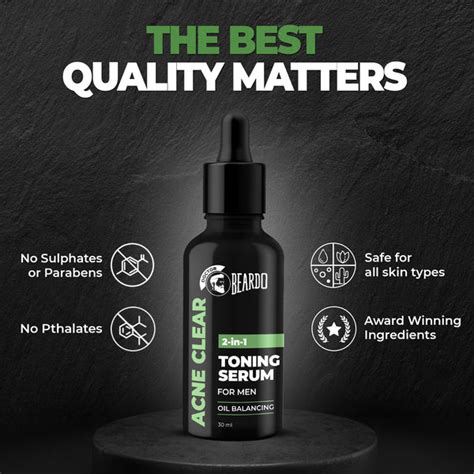 Beardo Acne Clear 2-in-1 Toning Serum | Beardo Toning Serum – Beardo India