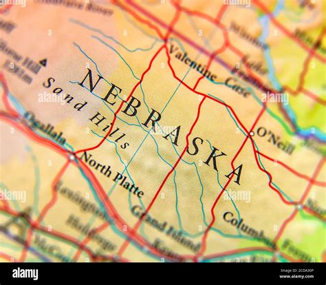 Image result for Nebraska State Map
