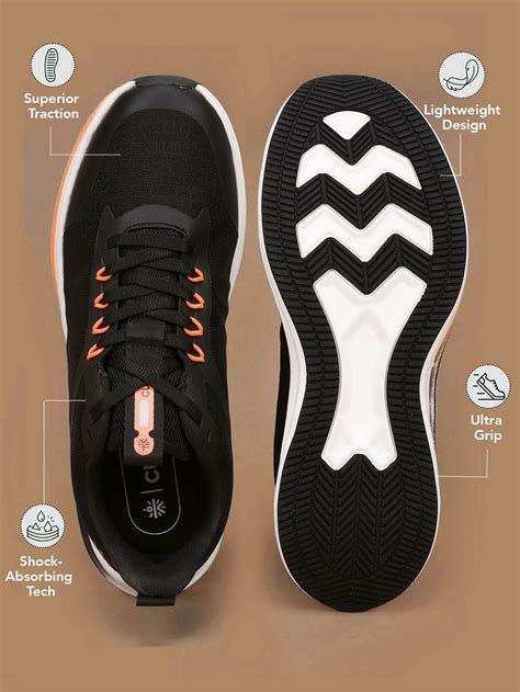 Buy cult Men's Versa Freeway Running shoes - Black/Red Online in India ...
