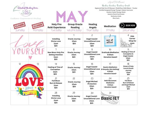 Celestial Healing Room Monthly Schedule , 1733 Main St. Wpg Mb R2V 1Z4 ...