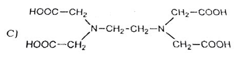The correct structure of ethylenediamineteraacetic acid `(EDTA)` is