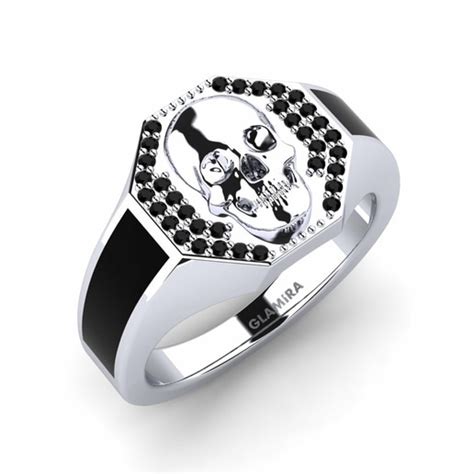 Get the Perfect Men's Black Diamond Rings | GLAMIRA.in