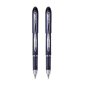 uni-ball Jetstream SX217 0.7mm Roller Ball Pen | Black Ink, Pack of 2 ...