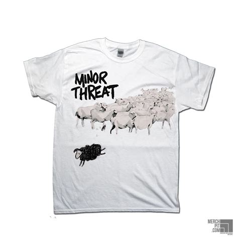 MINOR THREAT ´Out Of Step´ - White T-Shirt - Hardcore Merchandise & Vinyl