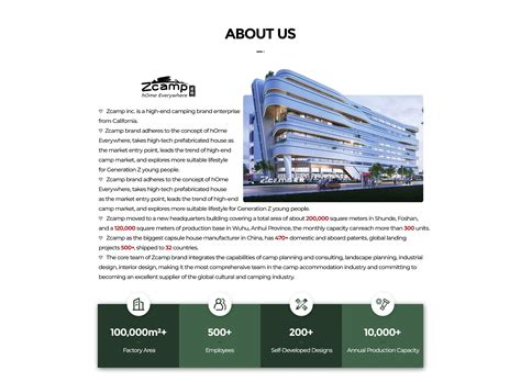 Company Overview - Foshan Zcamp Intelligent Equipment Co., Ltd.