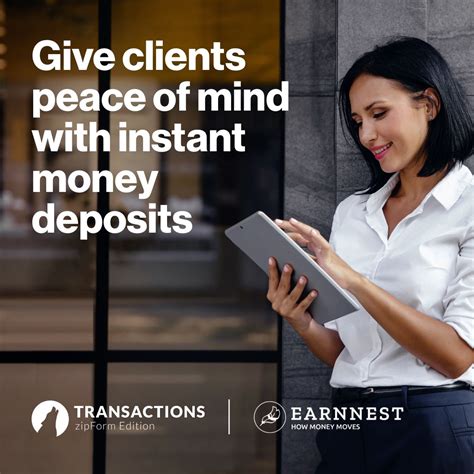 🔐 Get secure and simple earnest money deposits—in just clicks. 🏡 The days of waiting are over ...