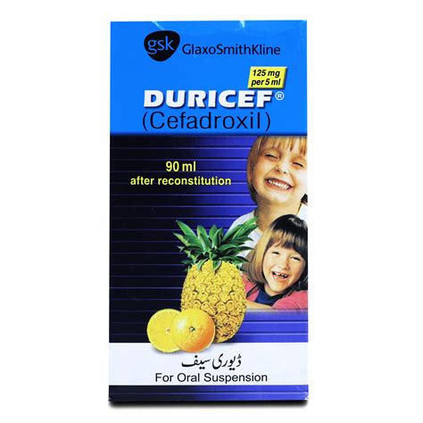 Duricef 250mg/5ml Suspension 90 ml - Uses, Benefits, Side Effects