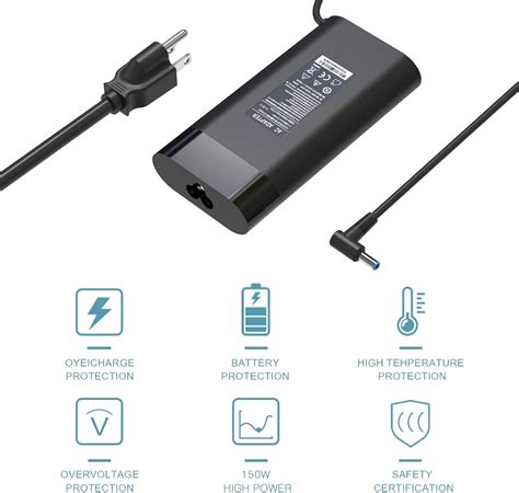 Buy HotTopStar 150W 19.5V 7.7A AC Power Adapter Compatible for HP 15/17 ...