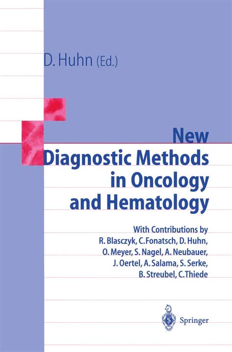 Buy New Diagnostic Methods in Oncology and Hematology Book Online at ...