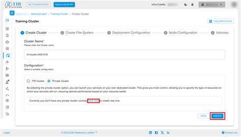 Training Cluster | E2E Cloud