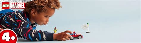 LEGO Marvel Spider-Man's Car and Doc Ock 10789 Building Toy Set with 2 ...