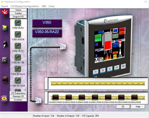 VisiLogic Software for Vision 350 Version 17.03.09 的图像结果