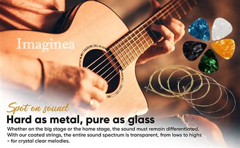 IMAGINEA® Acoustic Guitar String with Replacement Adjustable Guitar ...