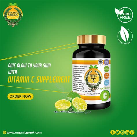 Natural Vitamin C Supplement - Why You Required? - Organic Greek