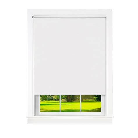 Achim 37-in x 72-in White Room Darkening Cordless Roller Shade ...