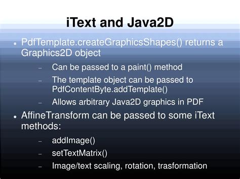 PDF Generation Java 的图像结果