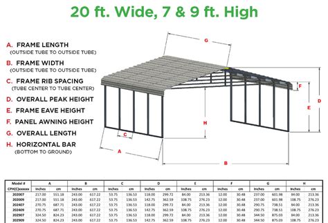 Arrow 20X29 Steel Carport (9' Sidewall) (Charcoal) [CPHC202909] | Free ...