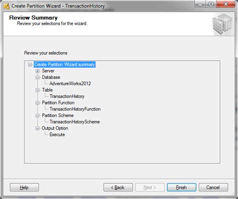 SSMS Partition Wizard 的图像结果