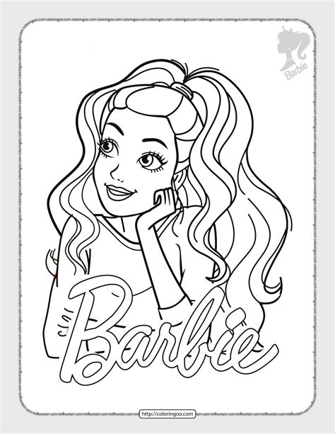 Barbie Images Coloring Pages