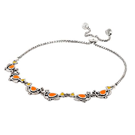 Madhubani Vihang Vibes Oxidised Enamel Bracelet – VOYLLA