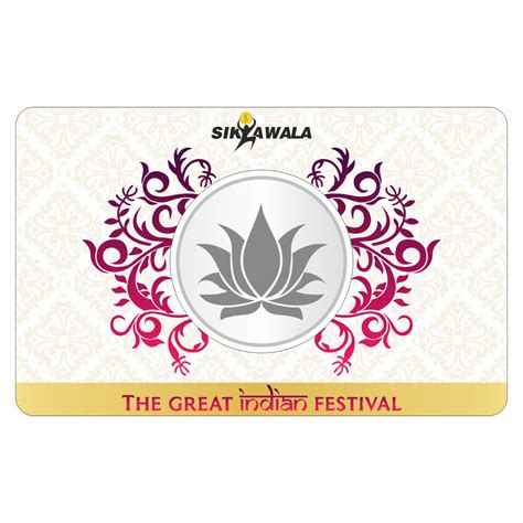Sikkawala BIS Hallmarked Lotus 999 Silver Coin 10 gm - SKRLPCC-10 ...