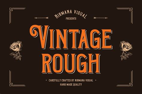 Vintage Rough Font - Dafont Free