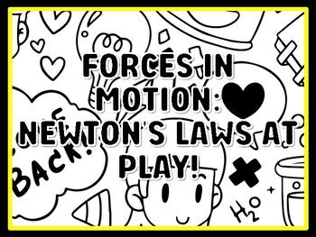 FORCES IN MOTION: NEWTON'S LAWS AT PLAY! Grade 3 Science Door Decor ...