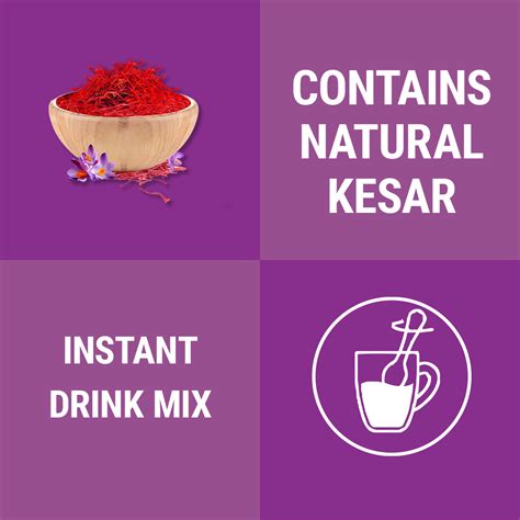 Brew Lab Kesar Doodh Powder | Contains The Real Taste Of Kesar | Energy ...