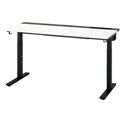 MITTZON underframe for desk, black, 120/140/160x60 cm (471/4/551/8 ...