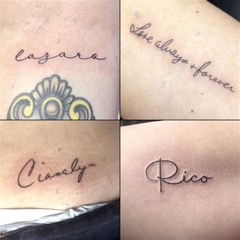 Letters In Cursive For Tattoos