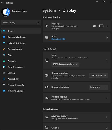 Computer Display Settings 的图像结果