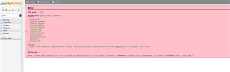 Image result for SQL Error 1452