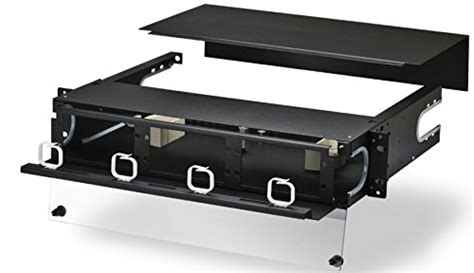 Buy 2 RU Rack Fiber Optic Patch Panel Enclosure (Holds 6 Adapter Panels ...
