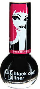 ELLE 18 Black Out Liner 5 ml - Price in India, Buy ELLE 18 Black Out ...