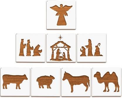 Kachi Pencil 8 Pieces Christmas Dies for Card Making Manger Cutting ...