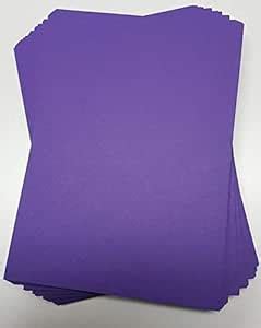 A4 Purple Card Stock x 50 Sheets, 240gsm (297mm x 210mm) - Stella ...