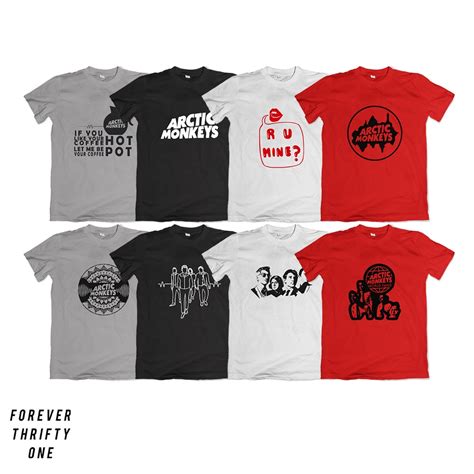 ARCTIC MONKEYS SHIRT Unisex Shirts Men's Women's T-shirt | Shopee ...