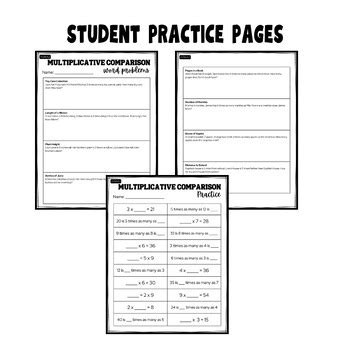 Grade 4 Additive or Multiplicative Comparison Word Problems 的图像结果