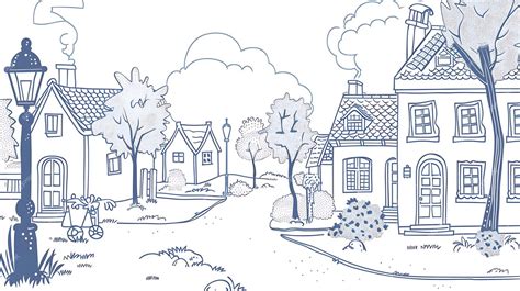 Drawing Simple Town Path 的图像结果