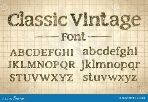 Vintage Style Fonts