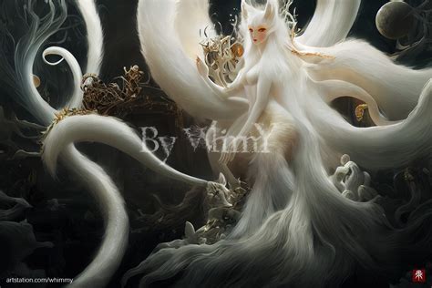 ArtStation - The Nine-Tailed Fox Spirit